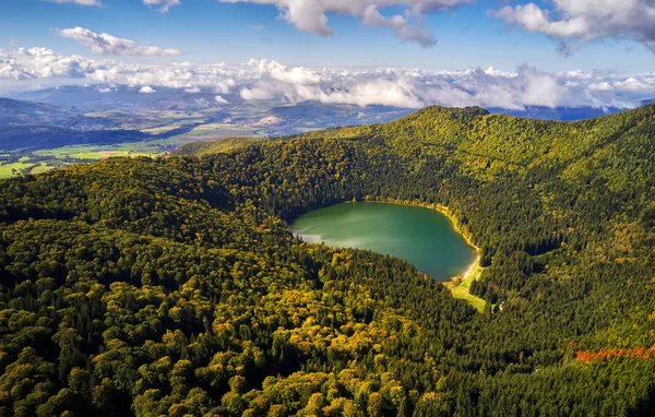 Luftaufnahme Des Ana Sees Rumänien — Stockfoto