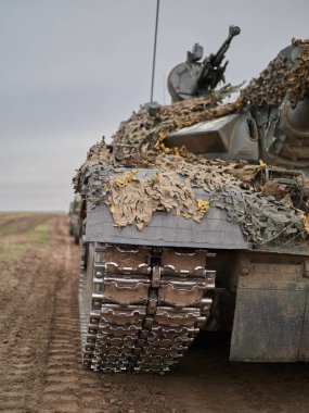 Galati, Romanya - 20 Nisan 2017: askerler Smardan Çokgen Galati County, Romanya Adalet kartal askeri tatbikat sırasında Amerikan ve Romanya; 20 Nisan 2017