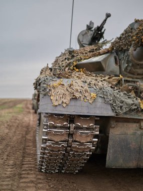 Galati, Romanya - 20 Nisan 2017: askerler Smardan Çokgen Galati County, Romanya Adalet kartal askeri tatbikat sırasında Amerikan ve Romanya; 20 Nisan 2017