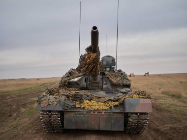 Galati, Romanya - 20 Nisan 2017: askerler Smardan Çokgen Galati County, Romanya Adalet kartal askeri tatbikat sırasında Amerikan ve Romanya; 20 Nisan 2017