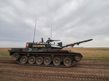 Galati, Romanya - 20 Nisan 2017: askerler Smardan Çokgen Galati County, Romanya Adalet kartal askeri tatbikat sırasında Amerikan ve Romanya; 20 Nisan 2017