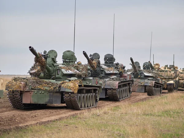 Galati Rumania Abril 2017 Soldados Americanos Rumanos Durante Ejercicio Militar —  Fotos de Stock