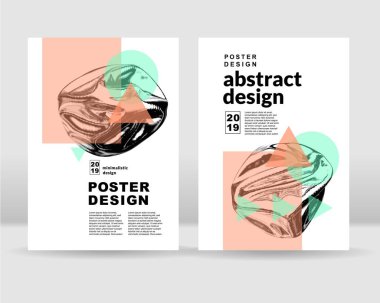 Holografik arka plan. Baskı ve web için kullanılabilir