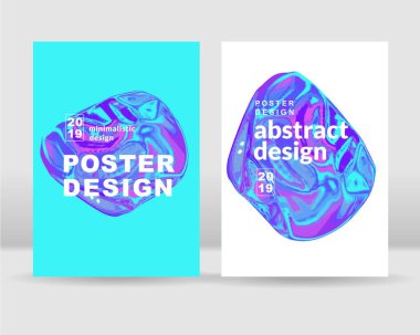 Holografik arka plan. Posterler, kartları, el ilanı, broşür, dergi ve kapak her türlü için kullanılabilir. EPS 10