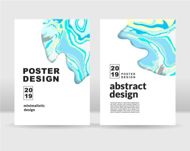 Soyut boya afiş arka plan lekeleri. Posterler, kartları, el ilanı, broşür, dergi ve kapak her türlü için kullanılabilir. EPS 10