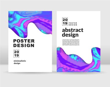 Holografik arka plan. Posterler, kartları, el ilanı, broşür, dergi ve kapak her türlü için kullanılabilir. EPS 10