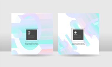 Soyut izometrik kompozisyon arka plan