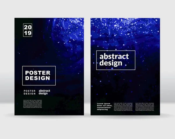 Soyut gökyüzü kavramı poster şablonu. vektör eps10