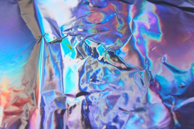 Sanal yanardöner folyo dokusu arka planı. Posterler, kartlar, el ilanları, broşürler, dergiler ve her türlü kapak için kullanılabilir.