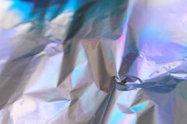 Sanal yanardöner folyo dokusu arka planı. Posterler, kartlar, el ilanları, broşürler, dergiler ve her türlü kapak için kullanılabilir.