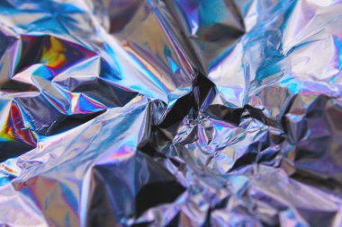 Sanal yanardöner folyo dokusu arka planı. Posterler, kartlar, el ilanları, broşürler, dergiler ve her türlü kapak için kullanılabilir.