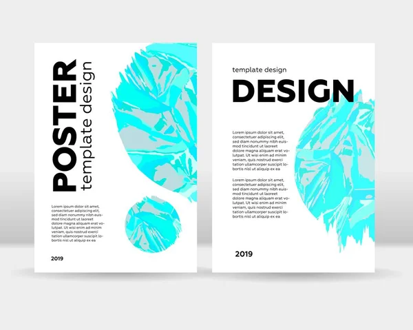 Abstracte minimalistische cover sjabloon. Het kan worden gebruikt voor posters, kaarten, flyers, brochures, tijdschriften en elke vorm van dekking — Stockvector