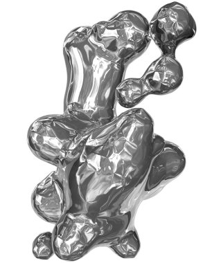 Ufalanmış folyo şekli. Bu web ve baskı tasarımı kullanılabilir