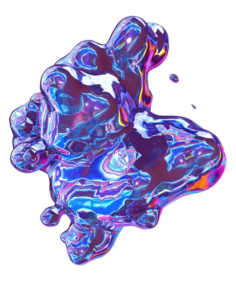 Abstrakt holografisk smulad folie form. Den kan användas i tryck-och webbdesign — Stockfoto