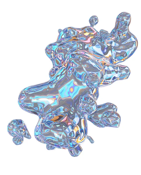 Soyut holografik ufalanmış folyo şekli. Bu baskı ve web tasarımında kullanılabilir