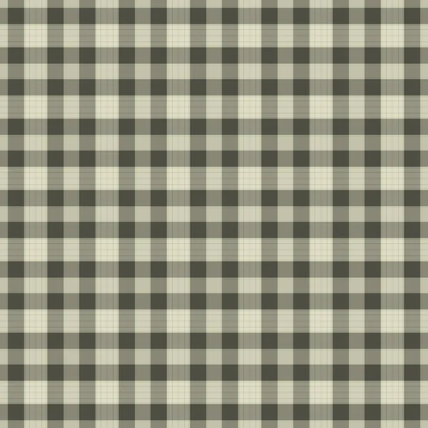 シームレスなニュートラル グレー格子縞のパターン — ストック写真