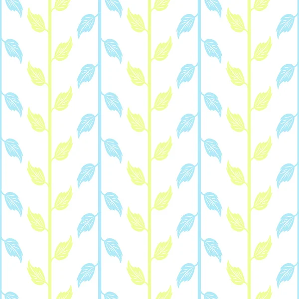 Seamless Leaves Vines Pattern — Stock Photo, Image