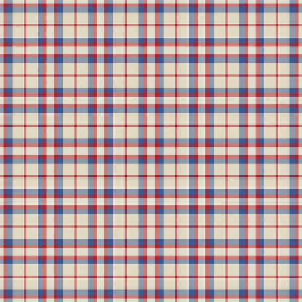 Seamless Red White Blue Plaid Pattern — Stock Photo, Image