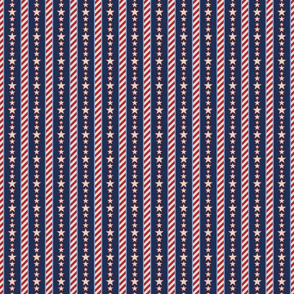 Seamless Stars Stripes Pattern — Stock Photo, Image