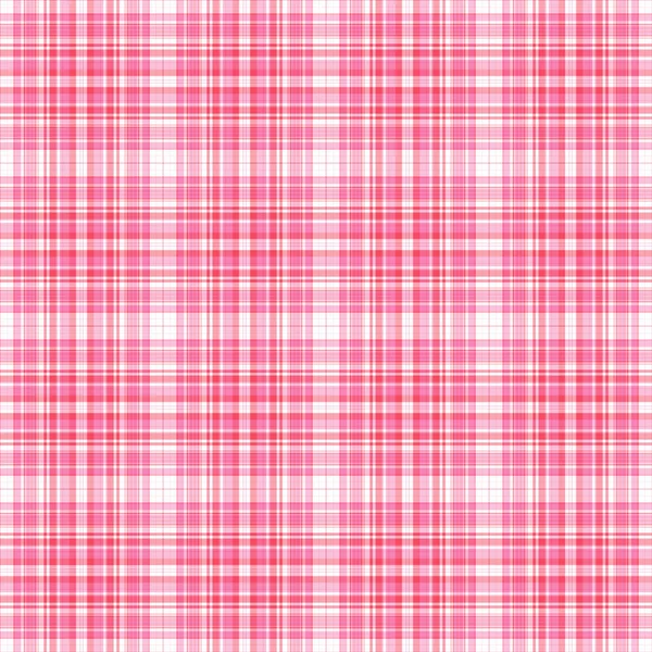 Seamless Pink Red White Plaid — Stock Photo, Image