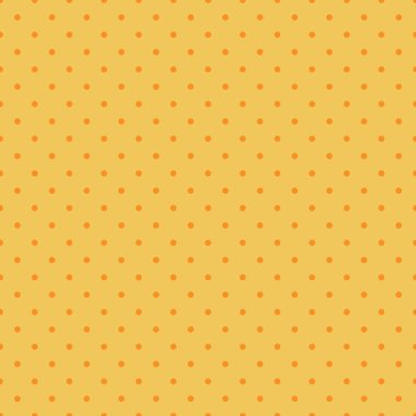 Kusursuz Sarı & Turuncu Puantiyeli Desen