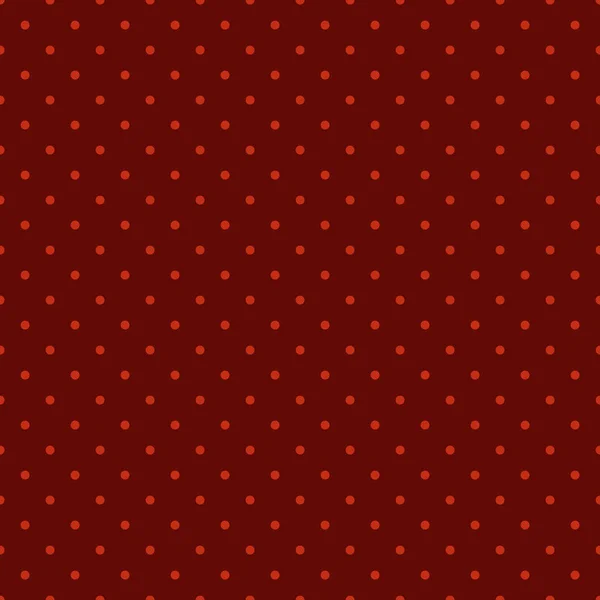 Sömlös Brun Rostig Orange Polka Dot Mönster — Stockfoto