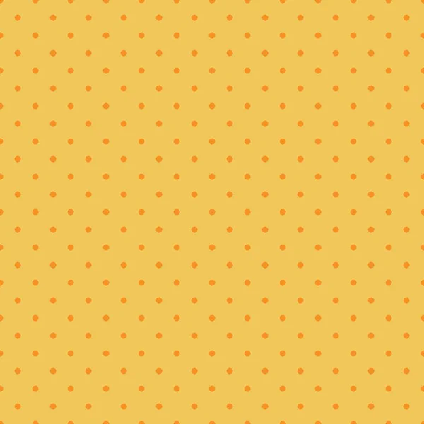 Seamless Yellow Orange Polka Dot Pattern — Stock Photo, Image