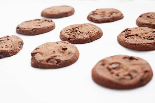 Cookies Chocolate Top View — Stock Photo, Image