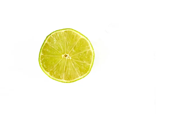 Lime Pada Latar Belakang Putih — Stok Foto