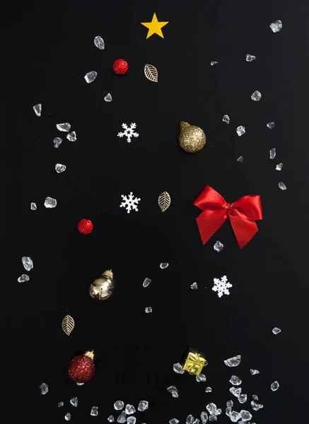 Weihnachten Spielzeug Dekorativen Hintergrund — Stockfoto