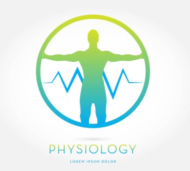 Premium Vektör Logosu / Simge Tasarımı , Açık Kollu Bir Adamın