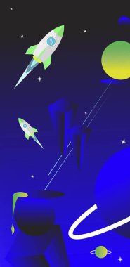 iphone 6 plus için Space Case Design