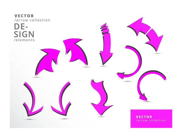 Vector Logo Concept Arrows — Stock Vector