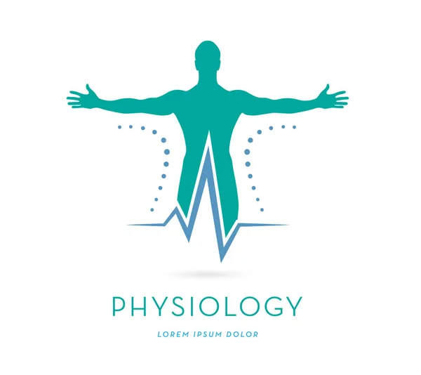 Premium Vektör Logosu / Simge Tasarımı , Açık Kollu Bir Adamın