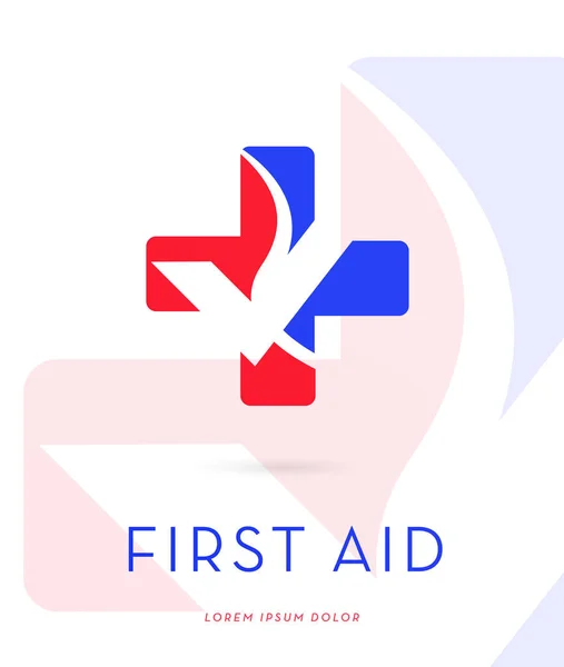 Логотип Першої Допомоги Векторні Ілюстрації — стоковий вектор