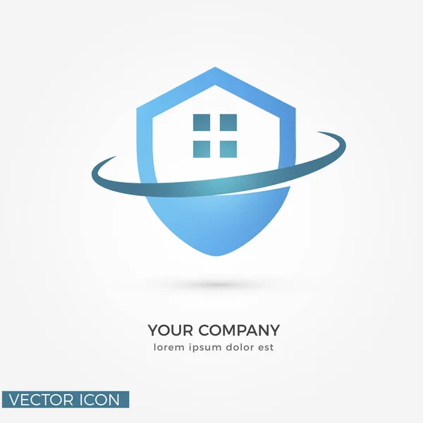 Icono Seguridad Casa Vector — Vector de stock