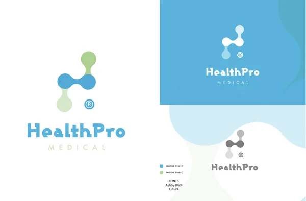 Premium Medical Logo Design Vektor — Stock vektor