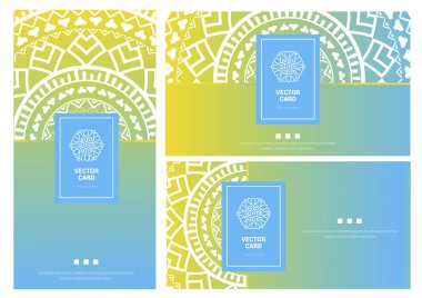 Boho, Modern, Hipster, Lüks Kart, Davetiye, Klasör Şablon Seti 