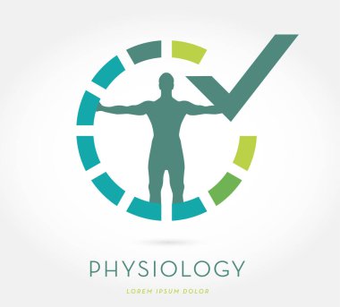 Premium Vektör Logosu / Simge Tasarımı , Açık Kollu Bir Adamın