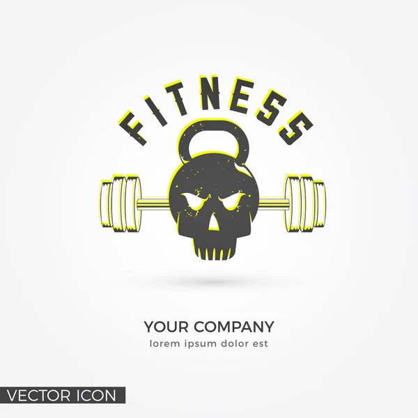 Fitness Vektor Logo Symbol — Stockvektor