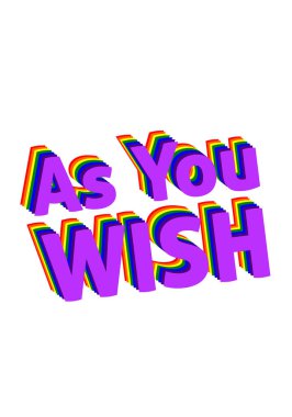 İstediğiniz Gibi konseptli vektör logosu