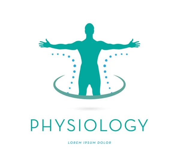 Premium Vektör Logosu / Simge Tasarımı , Açık Kollu Bir Adamın