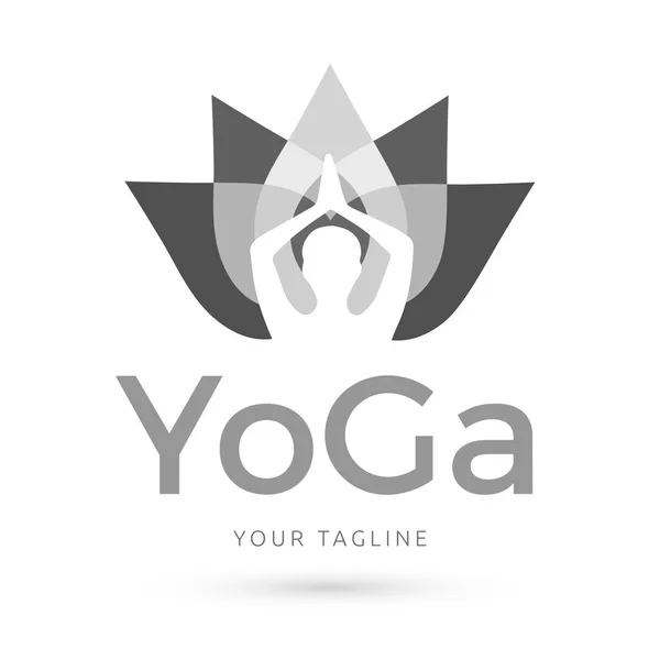 Yoga Pose Color Icono Aislado Vector — Vector de stock