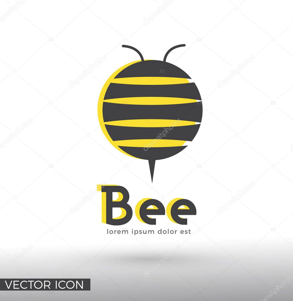Modern BEE, vector LOGO / ICON 