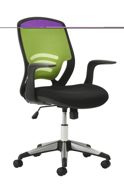 Isolated White Office Chair — Stock Photo, Image