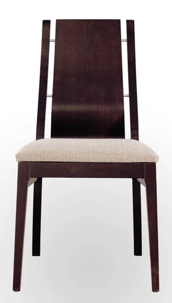 Изолированное Деревянное Кресло Дизайн Мебели — стоковое фото