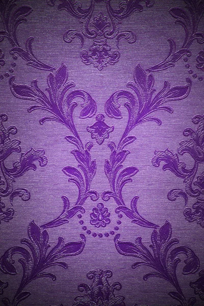 floral wallpaper in baroque style