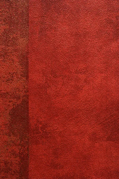 Rough Painted Red Wall Background — Stock Photo, Image