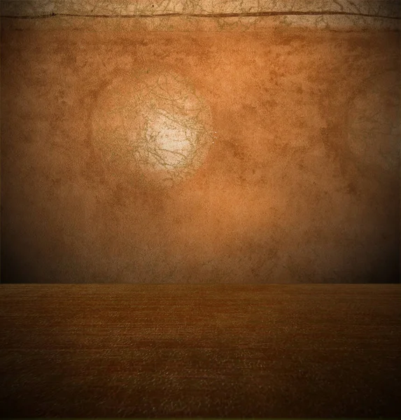 Rough Pinted Brown Wall Background — Fotografia de Stock