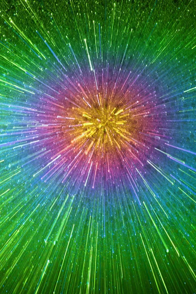 カラフルな光の爆発画像 — ストック写真